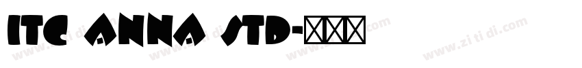 itc anna std字体转换